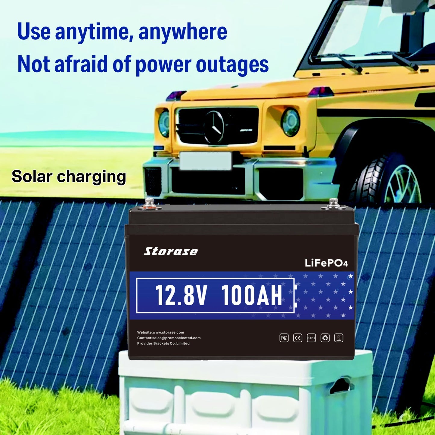 12V 100Ah LiFePO4 Lithium Battery PRO