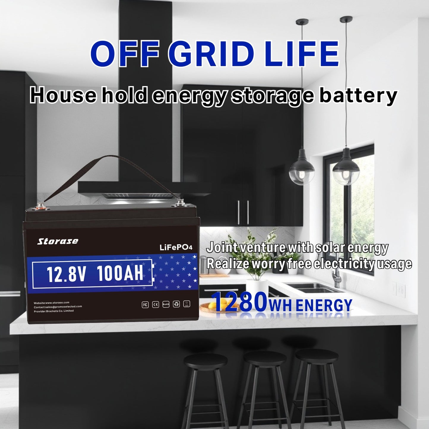 12V 100Ah LiFePO4 Lithium Battery PRO