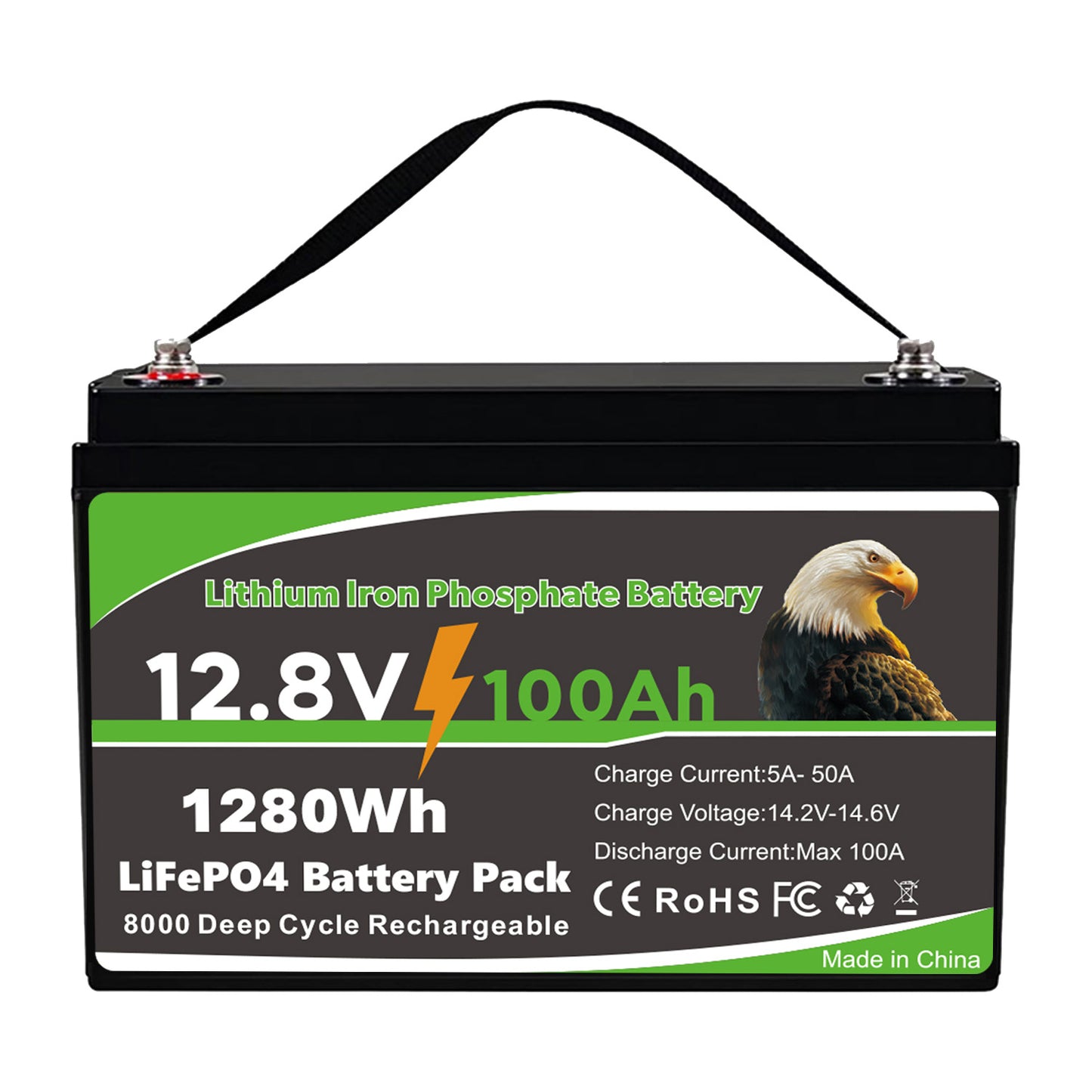 12V 100Ah LiFePO4 Lithium Battery Pro Max