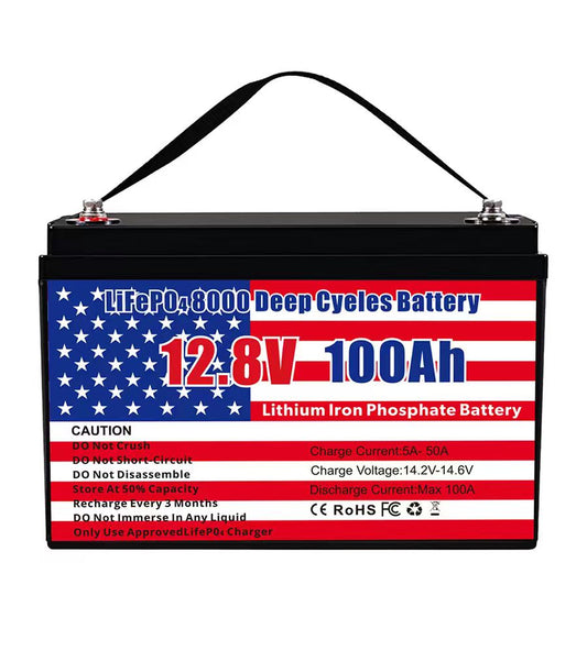 12V 100Ah 1280WH Idea for RV&Camping