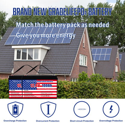 12V 100Ah LiFePO4 Lithium Battery Pro