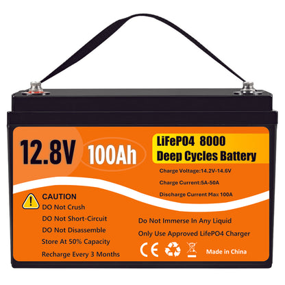 12V 100Ah for Home Solar System