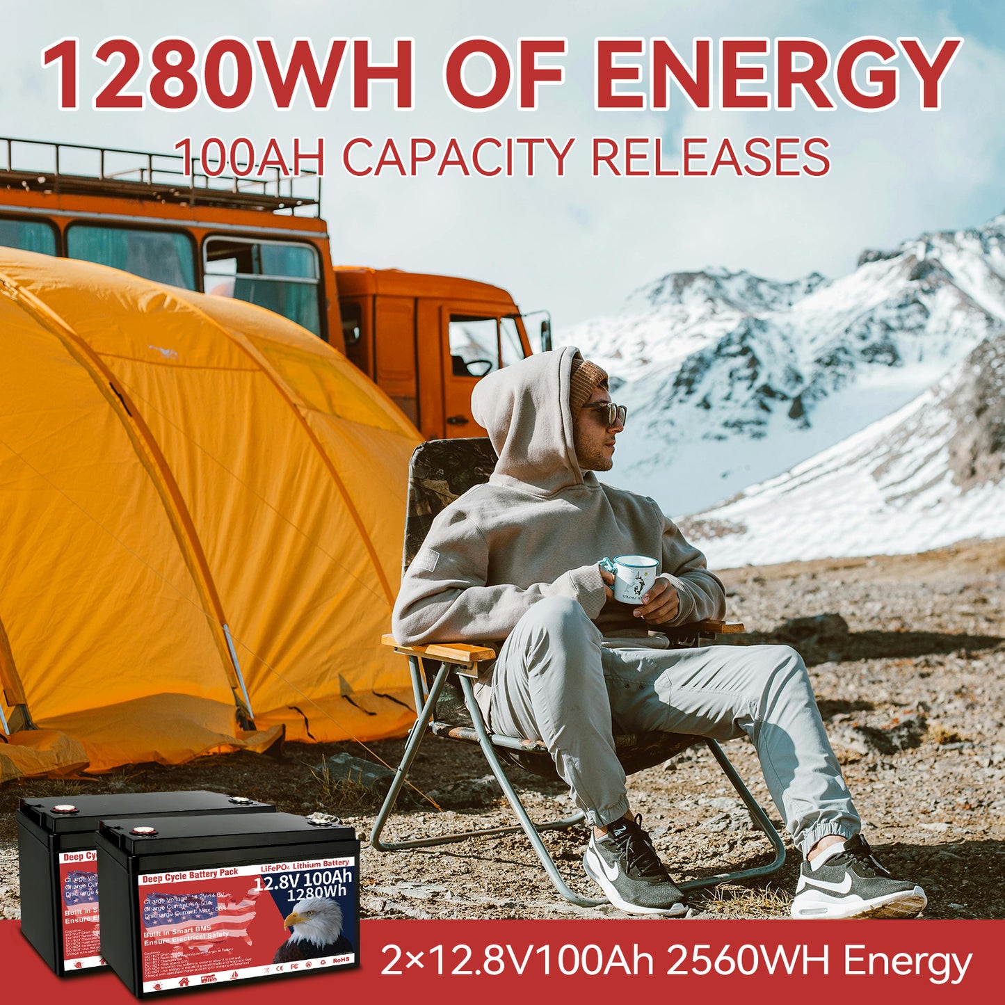 12V 100Ah LiFePO4 Battery