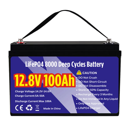 12V 100Ah 8000+ Cycle Times
