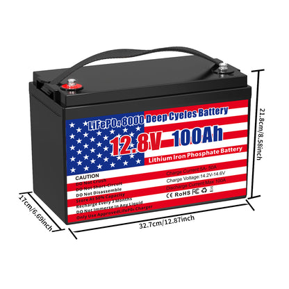12V 100Ah LiFePO4 Lithium Battery Pro