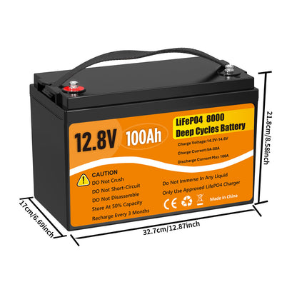 12V 100Ah for Home Solar System