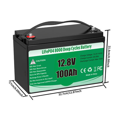12V 100Ah Lithium Battery Standard