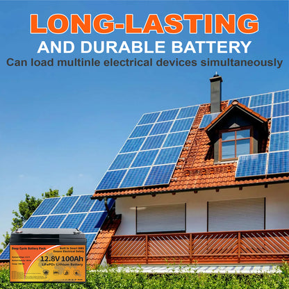 12V 100Ah Lithium Battery