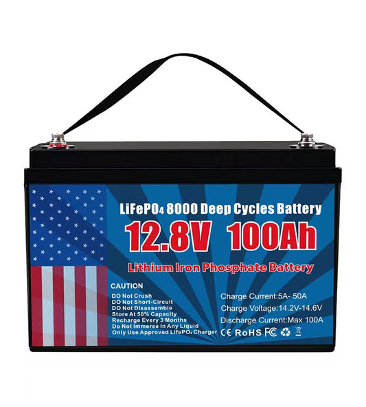 12V 100Ah LiFePO4 Lithium Battery