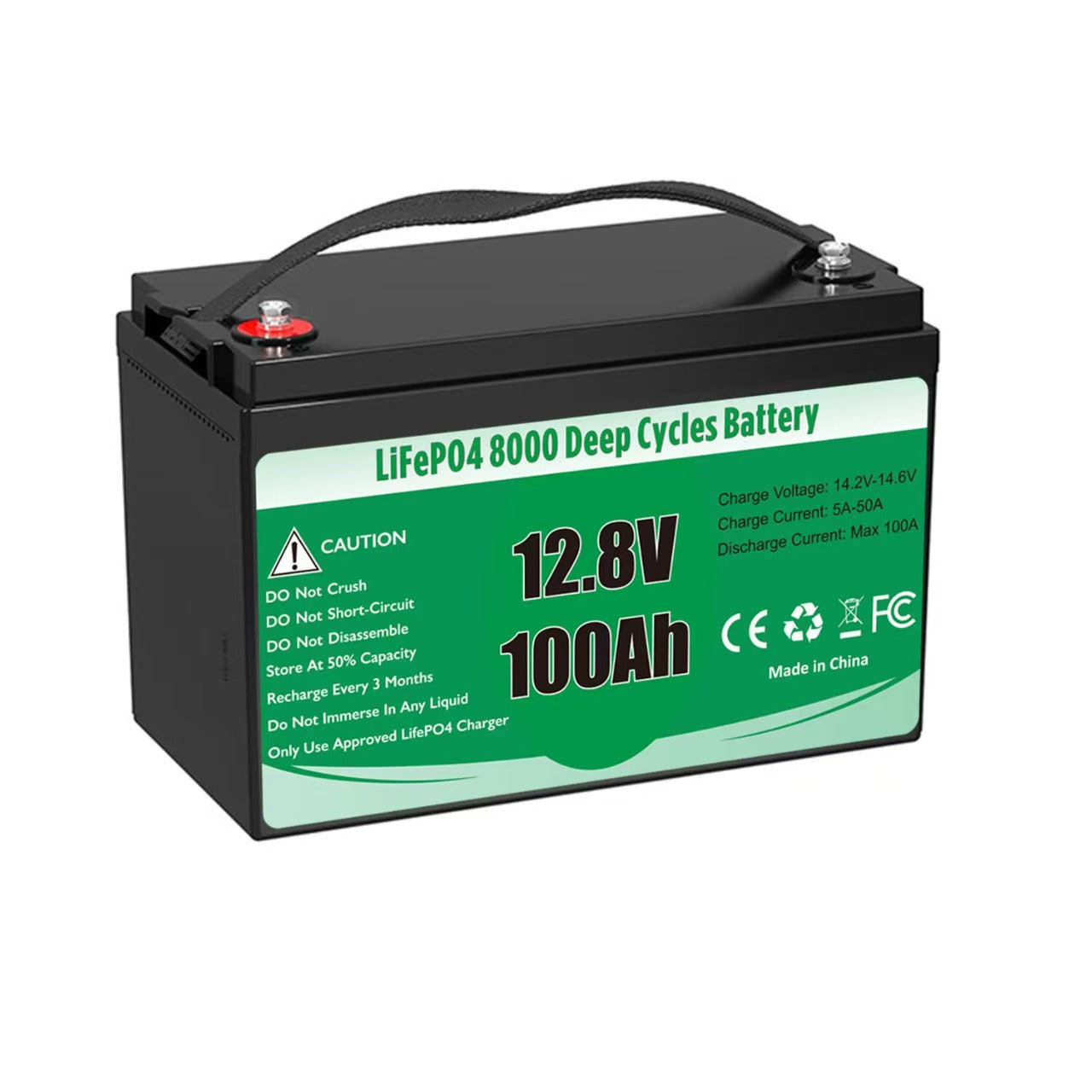12V 100Ah Lithium Battery Standard