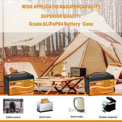 12V 100Ah for Home Solar System